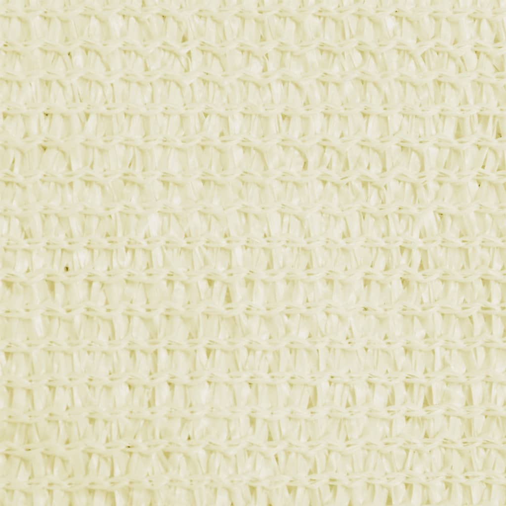 Sonnensegel 160 g/m² Creme 4x4x4 m HDPE