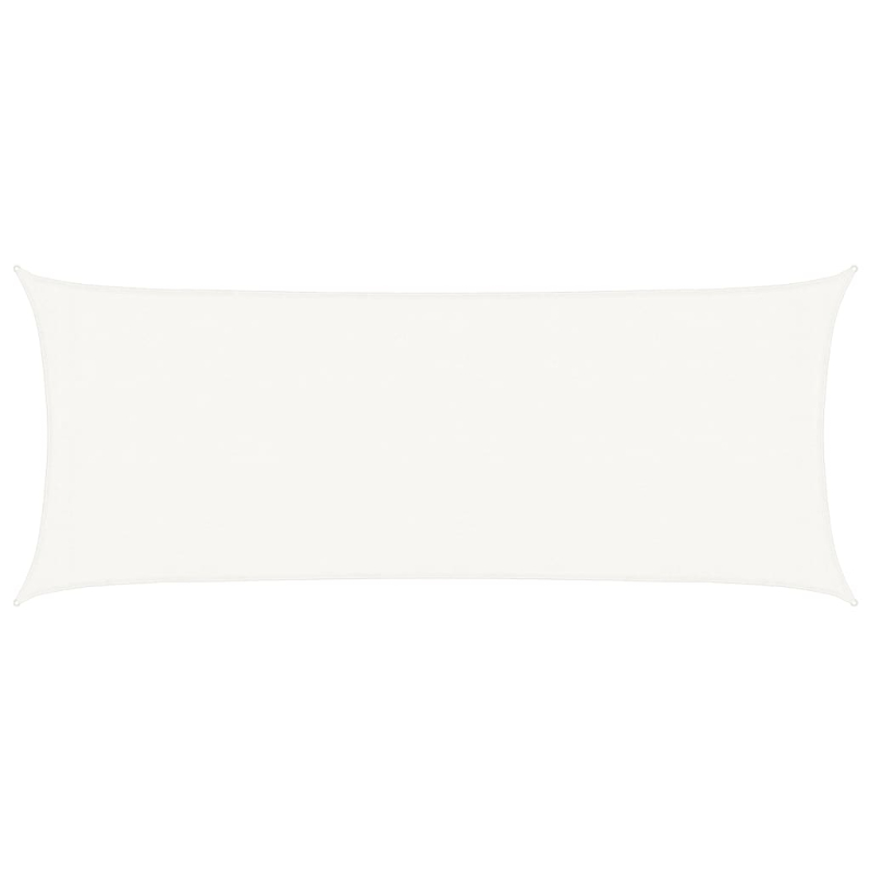 Sonnensegel 160 g/m² Weiß 2x5 m HDPE