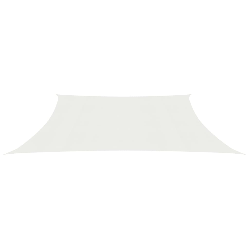 Sonnensegel 160 g/m² Weiß 4/5x4 m HDPE