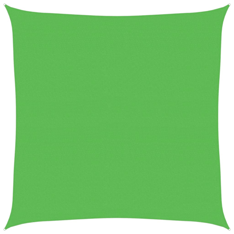 Sonnensegel 160 g/m² Hellgrün 7x7 m HDPE