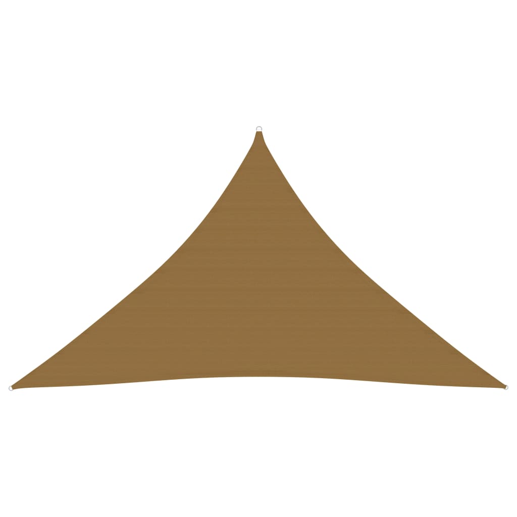 Sonnensegel 160 g/m² Taupe 4x4x5,8 m HDPE