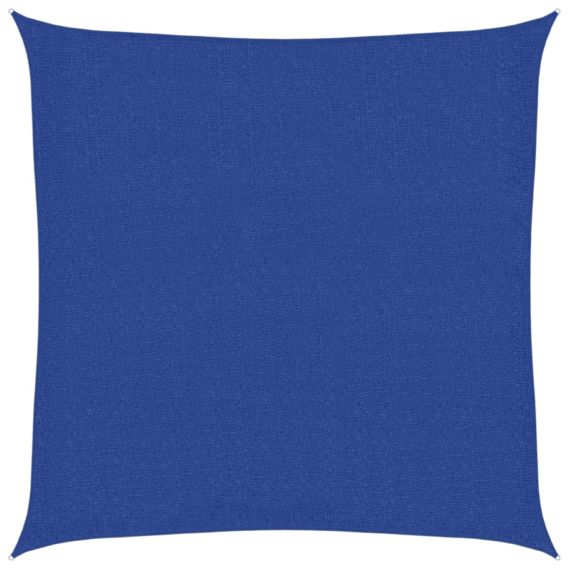 Sonnensegel 160 g/m² Quadratisch Blau 3,6x3,6 m HDPE