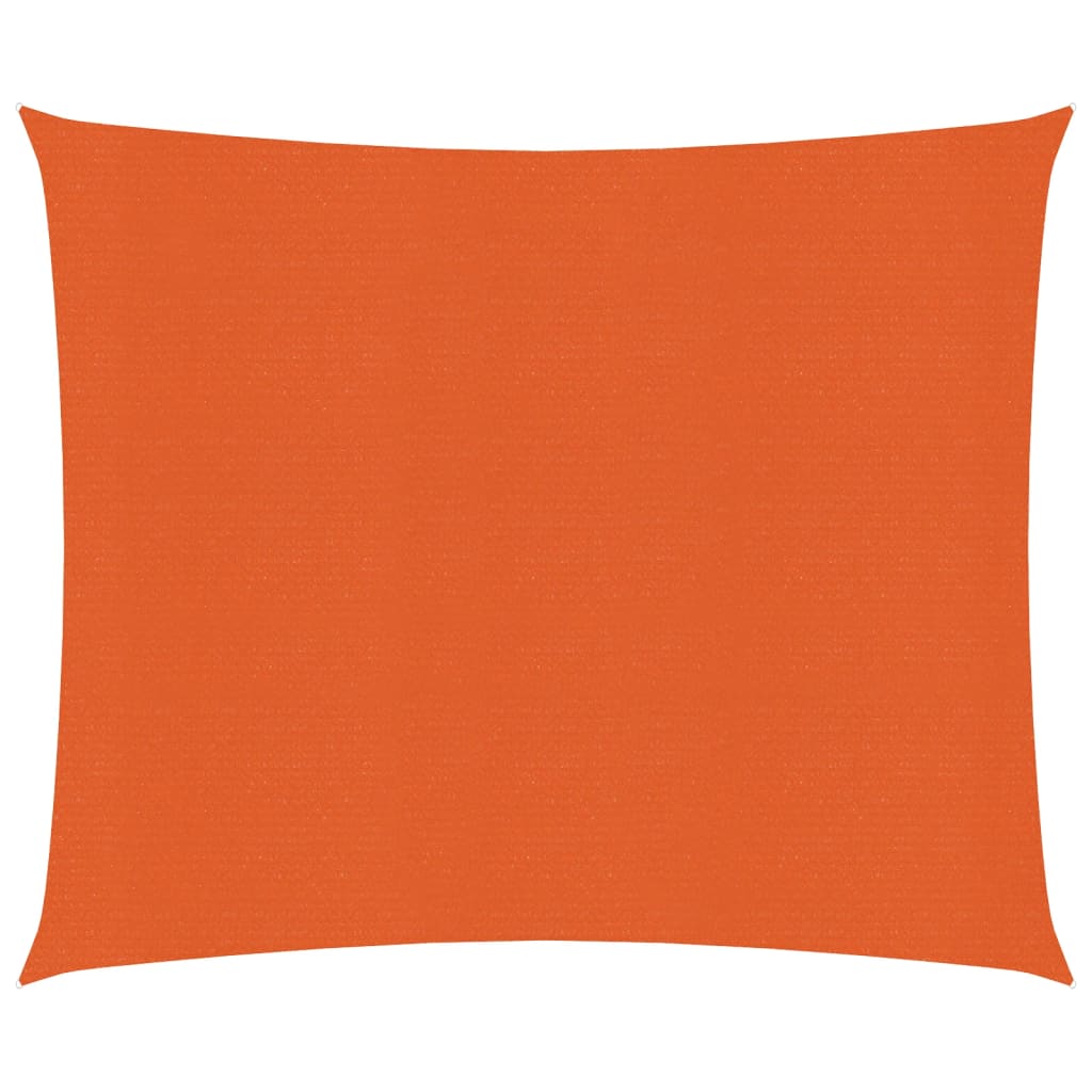 Sonnensegel 160 g/m² Orange 2,5x2,5 m HDPE