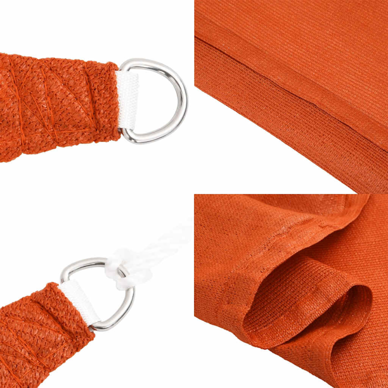 Sonnensegel 160 g/m² Trapezform Orange 4/5x3 m HDPE
