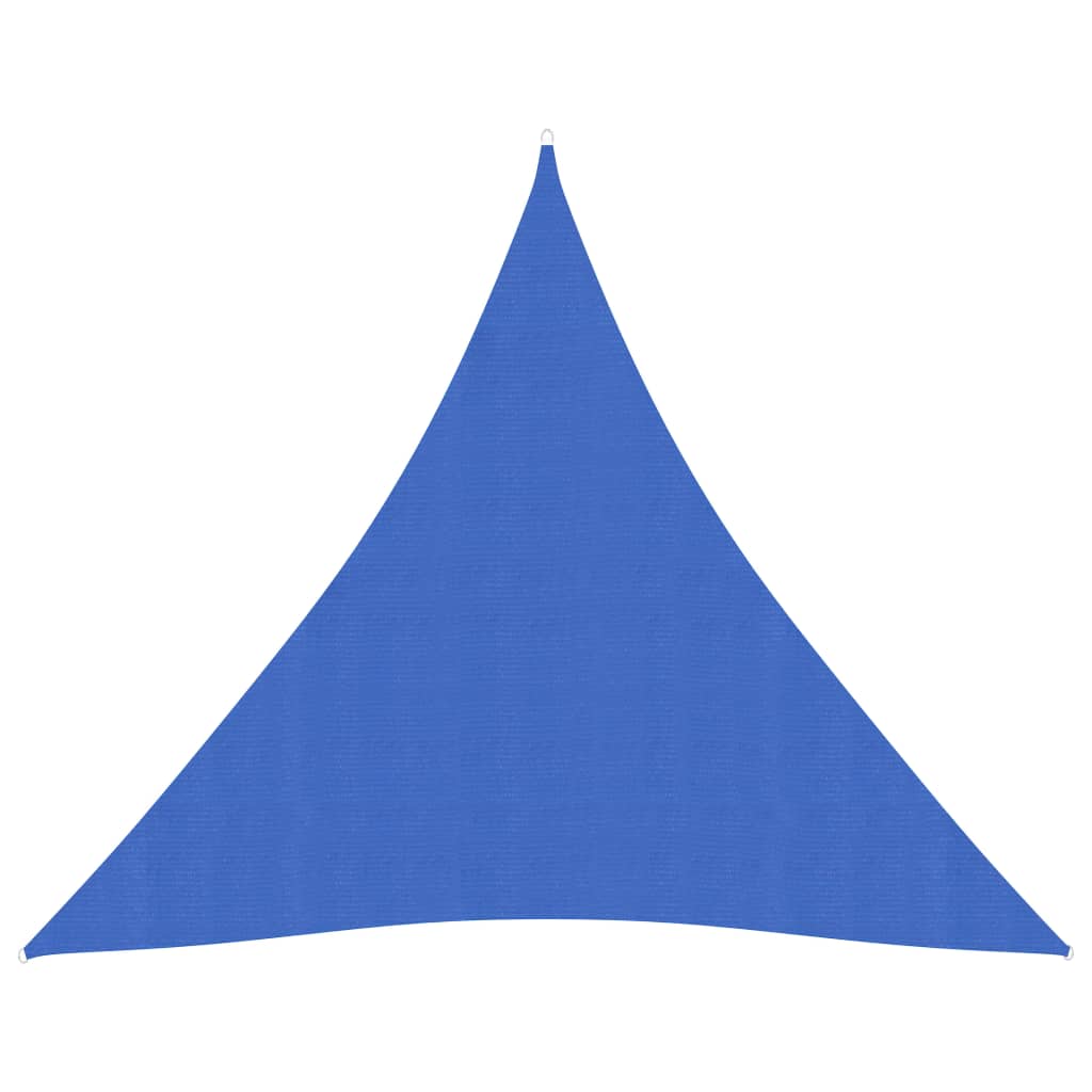 Sonnensegel 160 g/m² Schwarz 4x4x4 m HDPE