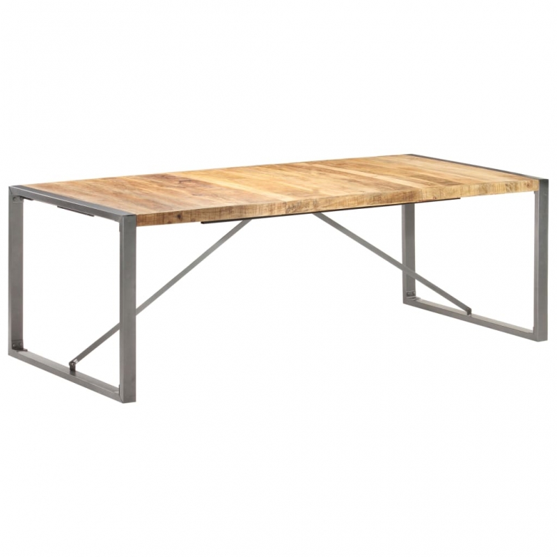 Esstisch 220x100x75 cm Raues Mango-Massivholz