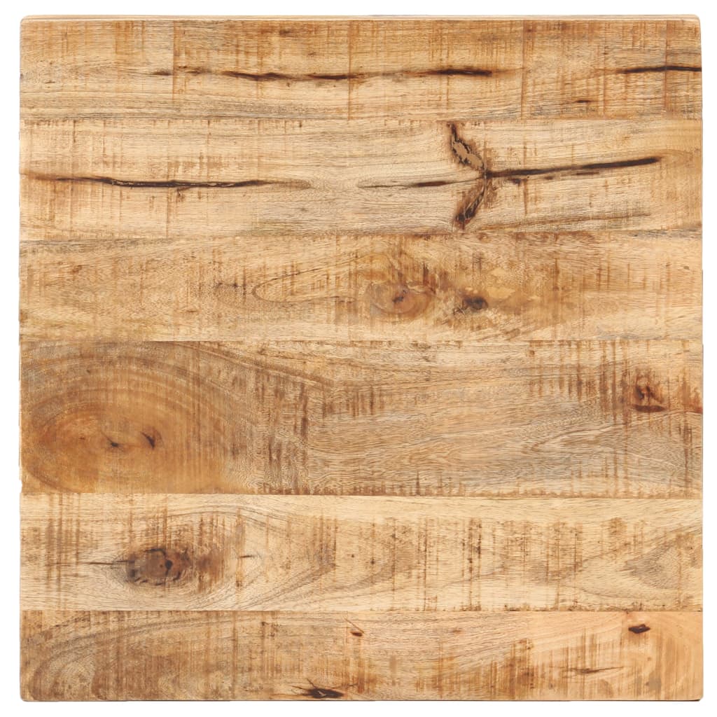 Bistrotisch Quadratisch 50x50x75 cm Raues Mangoholz