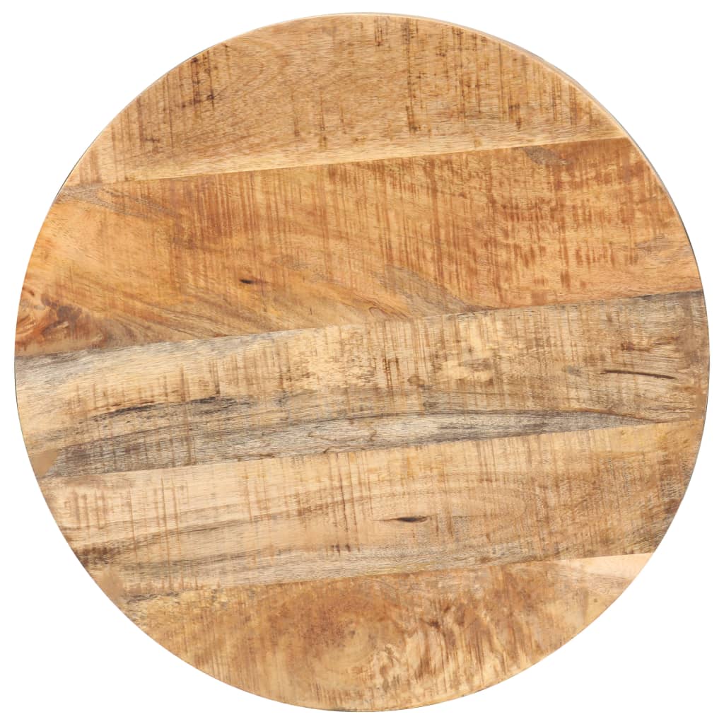 Bistrotisch Rund Ø50x75 cm Raues Mangoholz