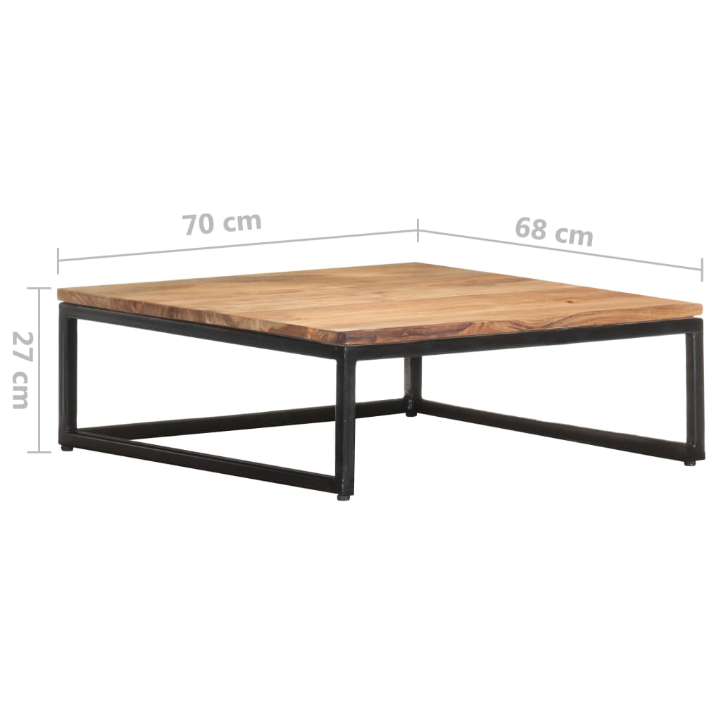 Satztische 2 Stk. Massivholz Akazie