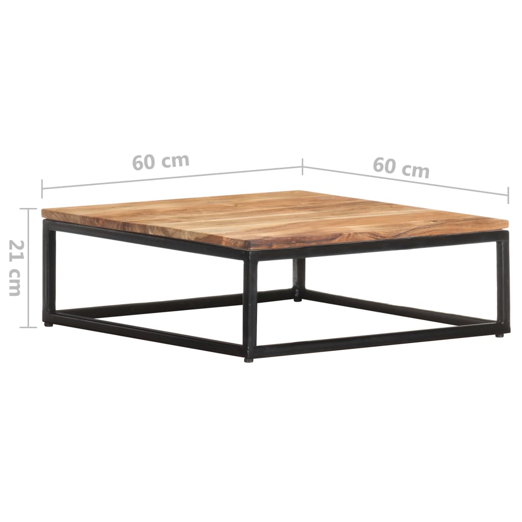 Satztische 2 Stk. Massivholz Akazie