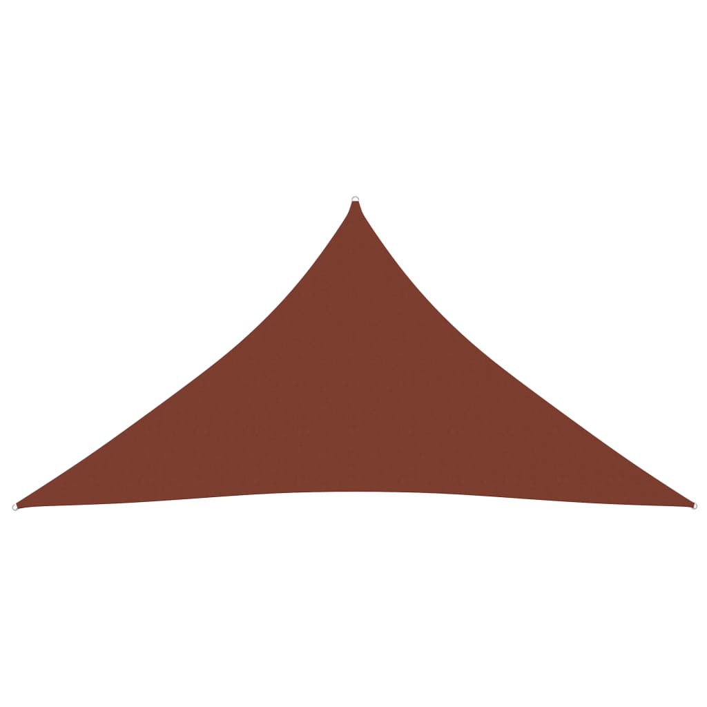 Sonnensegel Oxford-Gewebe Dreieckig 4x5x5 m Terrakotta-Rot