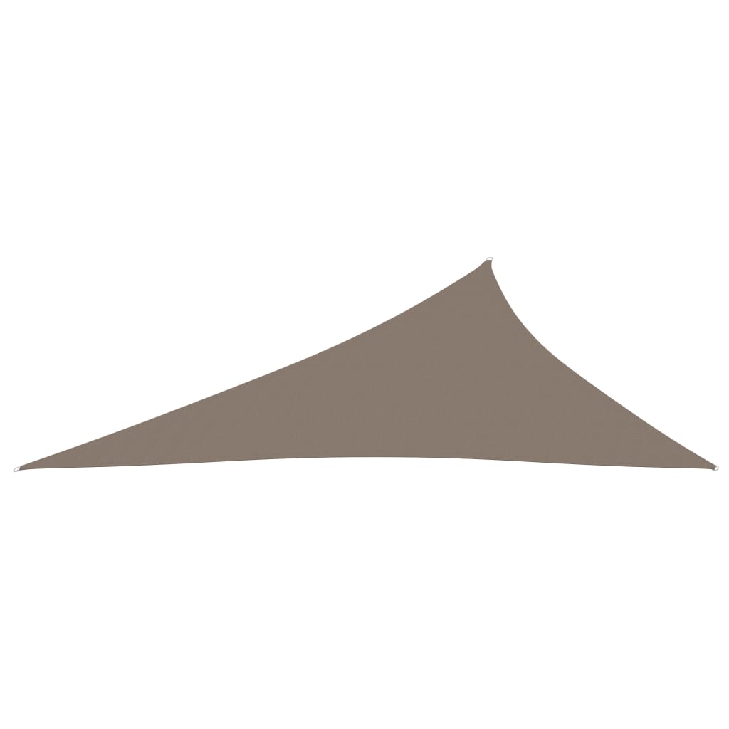 Sonnensegel Oxford-Gewebe Dreieckig 3x4x5 m Taupe