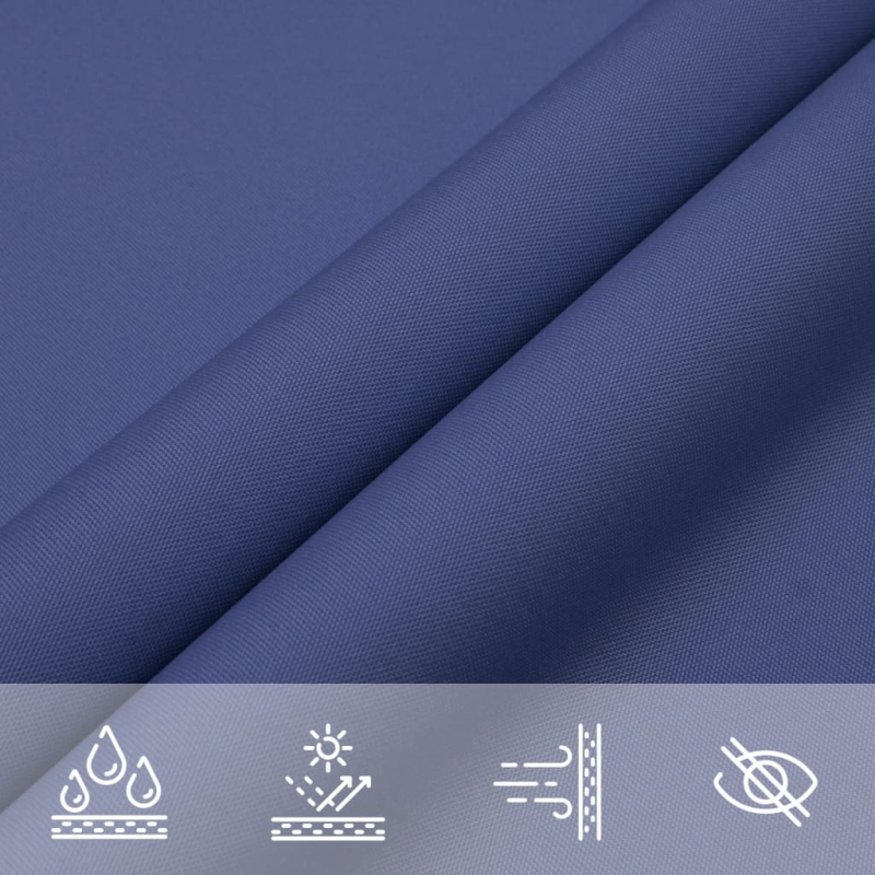 Sonnensegel Oxford-Gewebe Rechteckig 2x3 m Blau