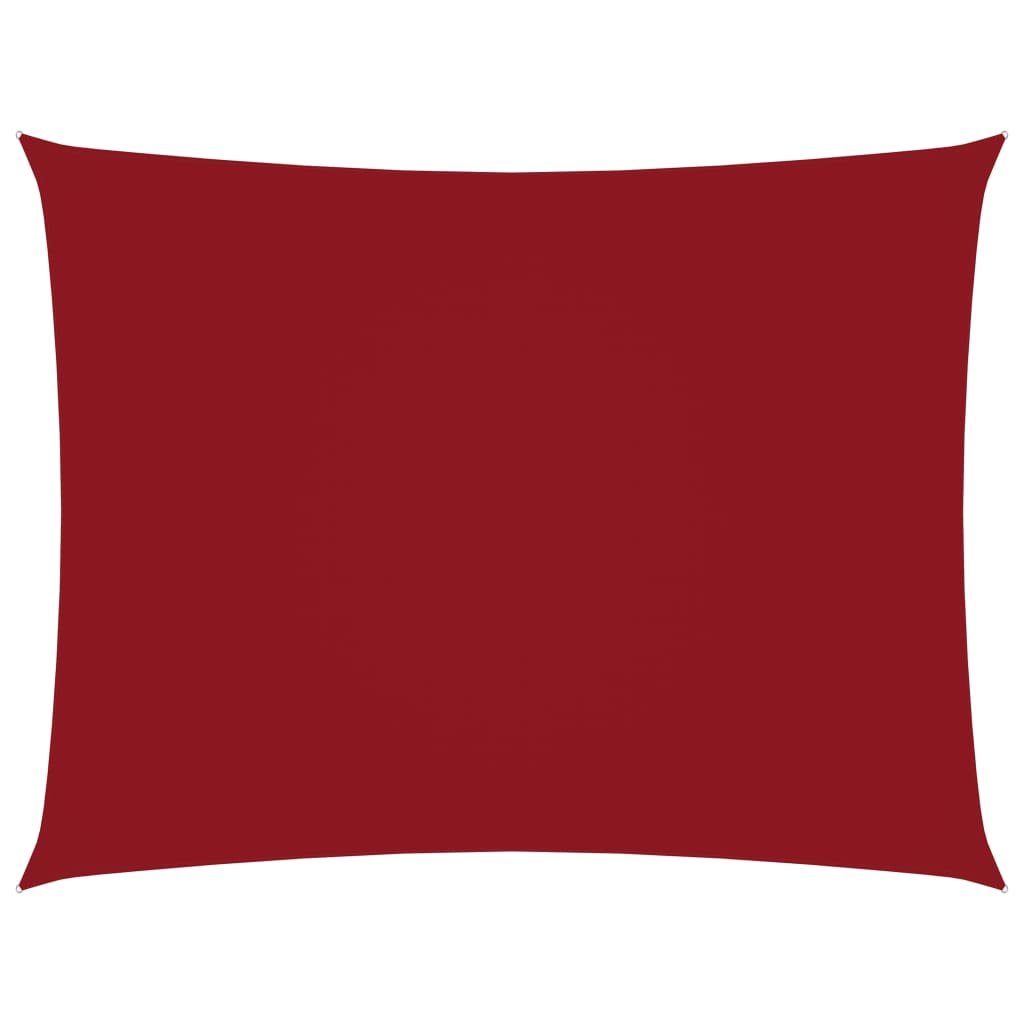 Sonnensegel Oxford-Gewebe Rechteckig 4x5 m Rot