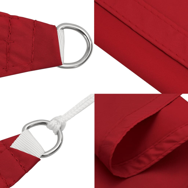 Sonnensegel Oxford-Gewebe Dreieckig 5x5x5 m Rot