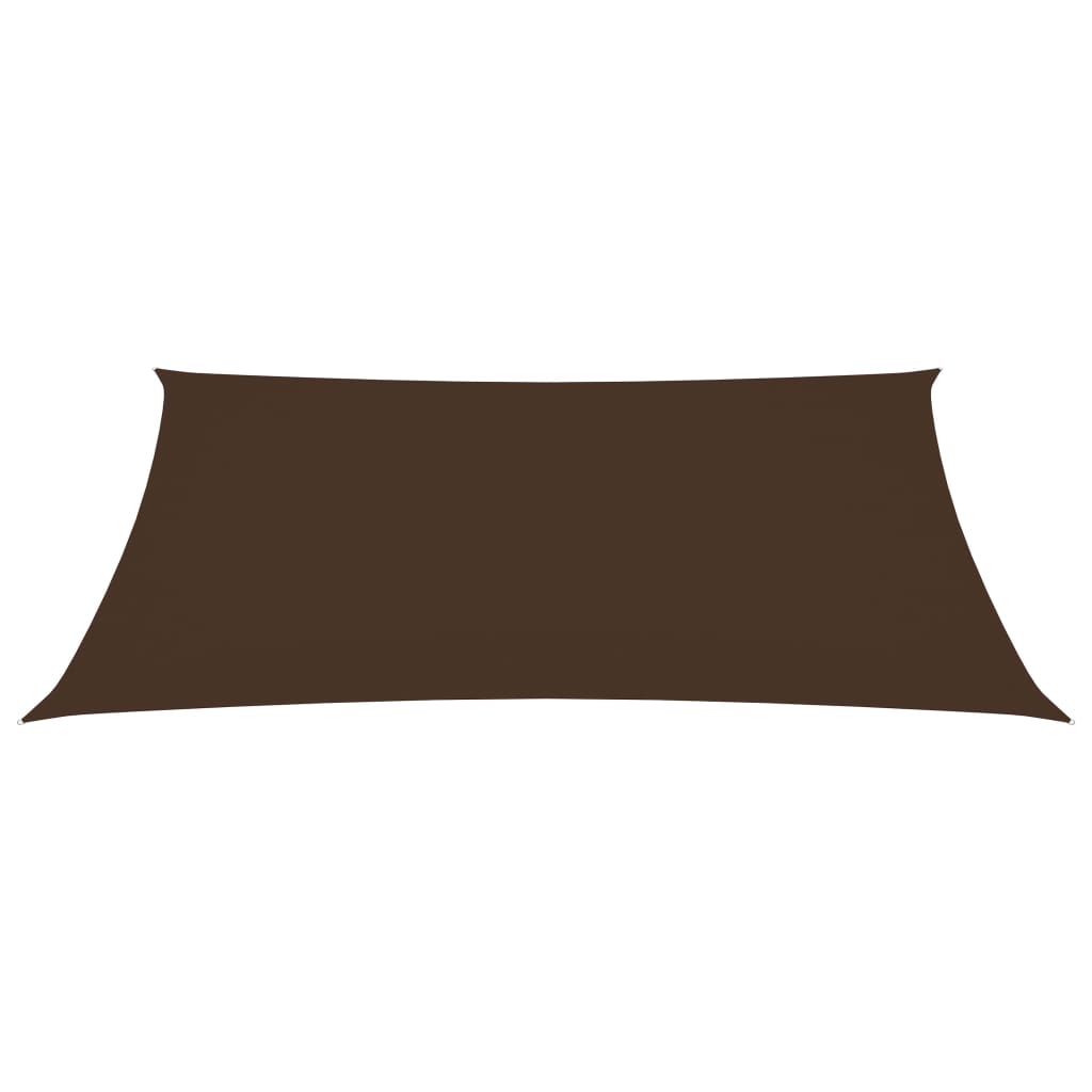 Sonnensegel Oxford-Gewebe Rechteckig 2,5x4 m Braun