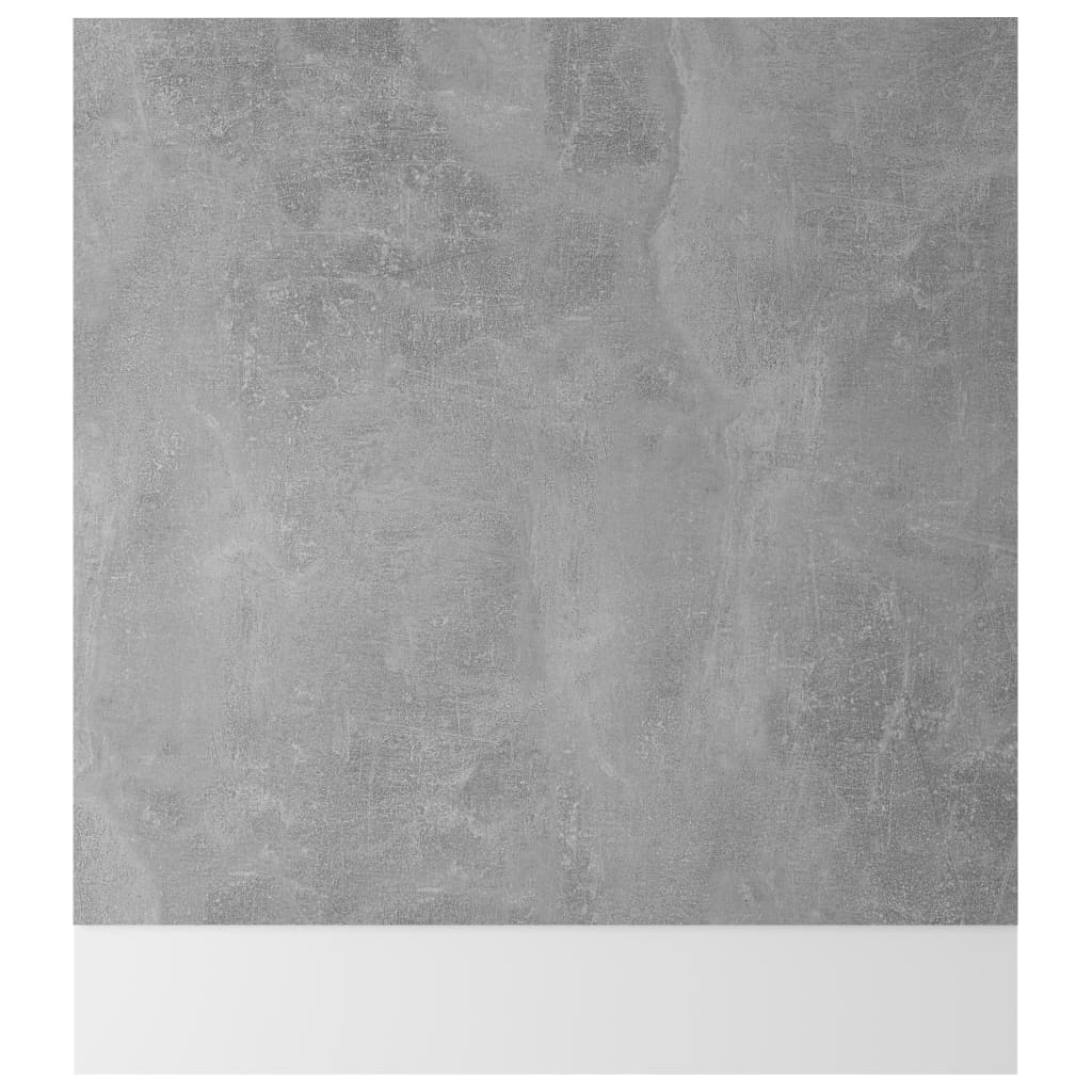 Geschirrspülerblende Lyon Betongrau 59,5x3x67 cm Holzwerkstoff