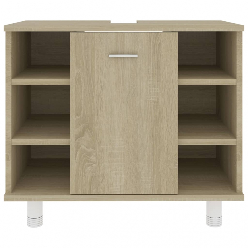 Badezimmerschrank Sonoma-Eiche 60x32x53,5 cm Holzwerkstoff