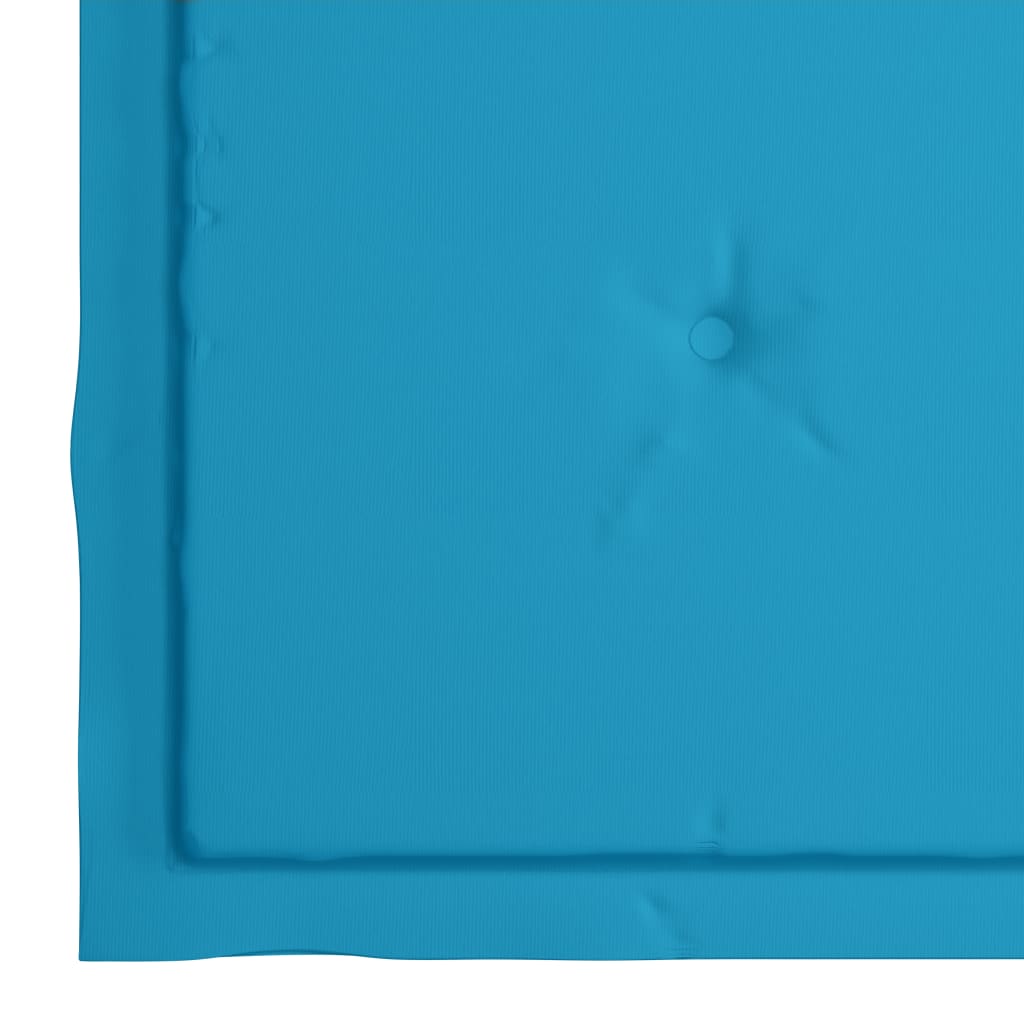 Gartenstuhl-Kissen 2 Stk. Blau 40x40x3 cm Oxford-Gewebe