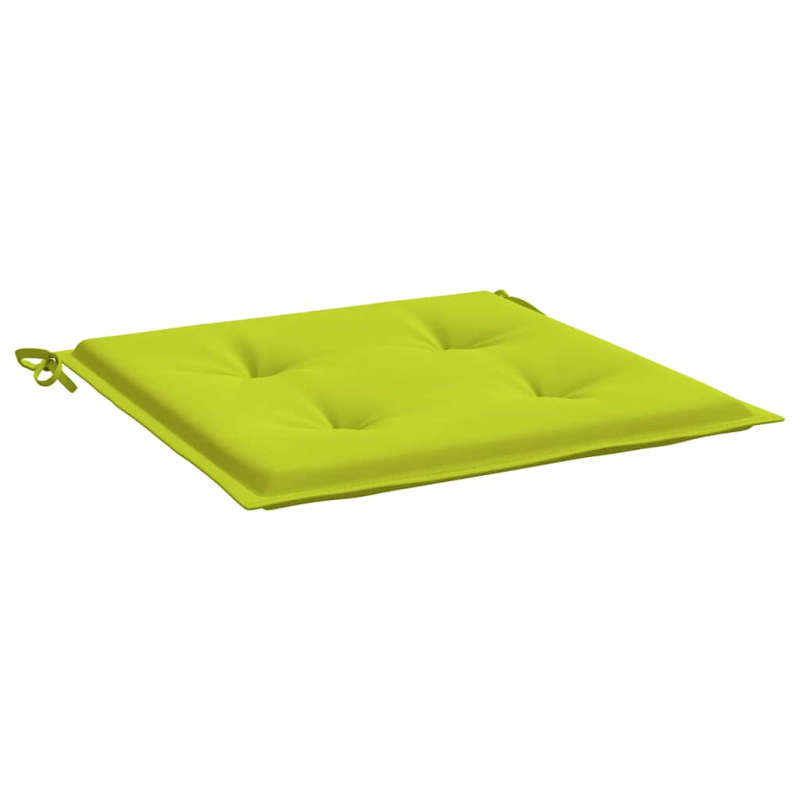 Gartenstuhl-Kissen 2 Stk. Knallgrün 40x40x3 cm Oxford-Gewebe