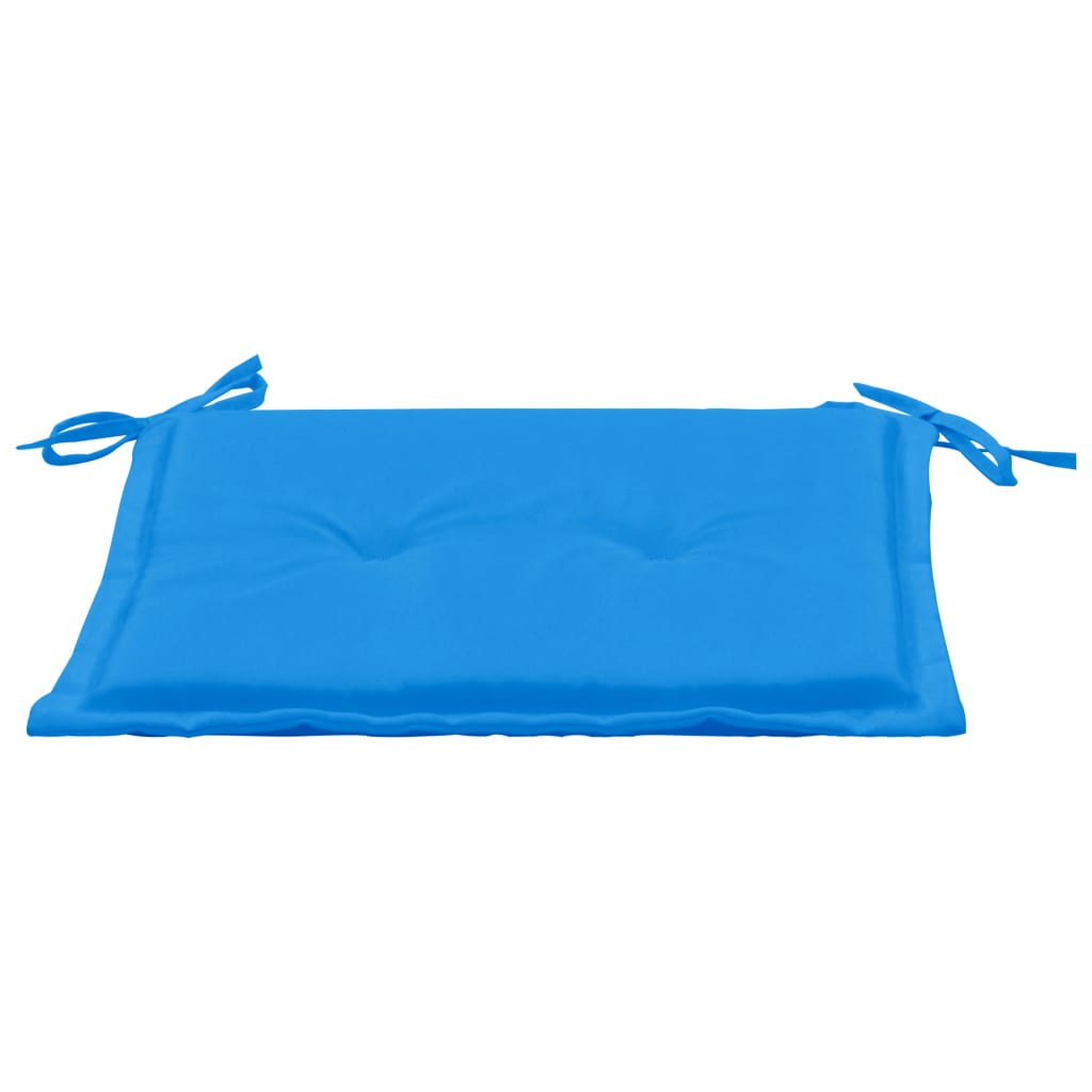 Gartenstuhl-Kissen 4 Stk. Blau 50x50x3 cm Oxford-Gewebe