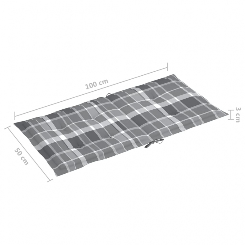 Gartenstuhlauflagen für Niedriglehner 6 Stk. 100x50x3 cm