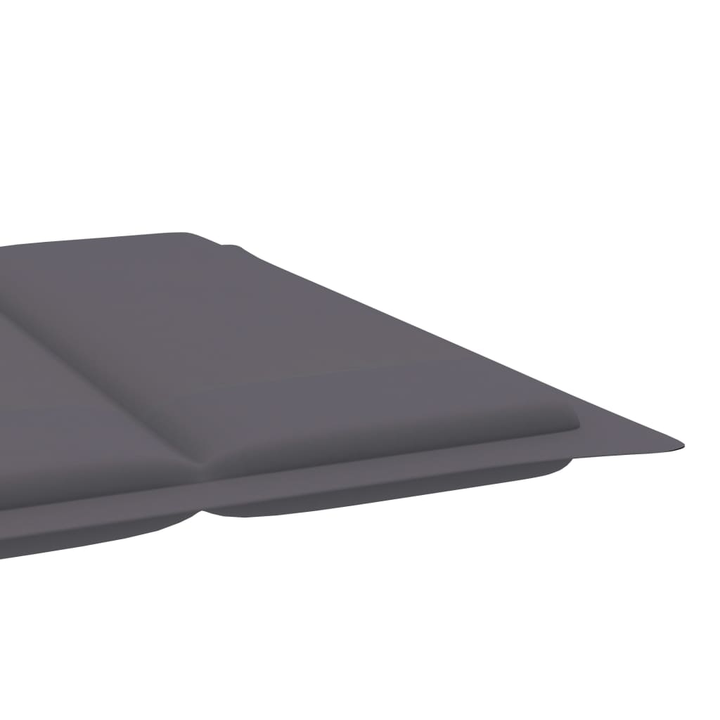 Sonnenliegen-Auflage Anthrazit 186x58x4 cm Oxford-Gewebe