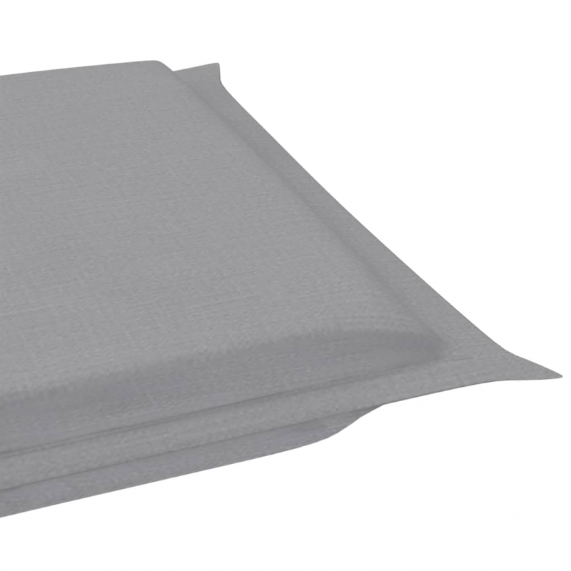 Sonnenliegen-Auflage Grau 186x58x4 cm Oxford-Gewebe