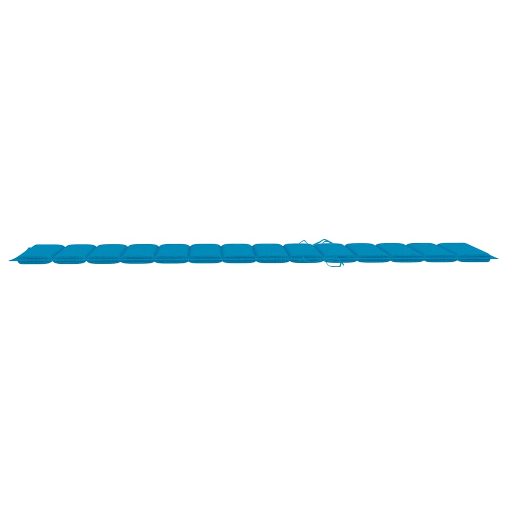 Sonnenliegen-Auflage Blau 200x50x3 cm Oxford-Gewebe