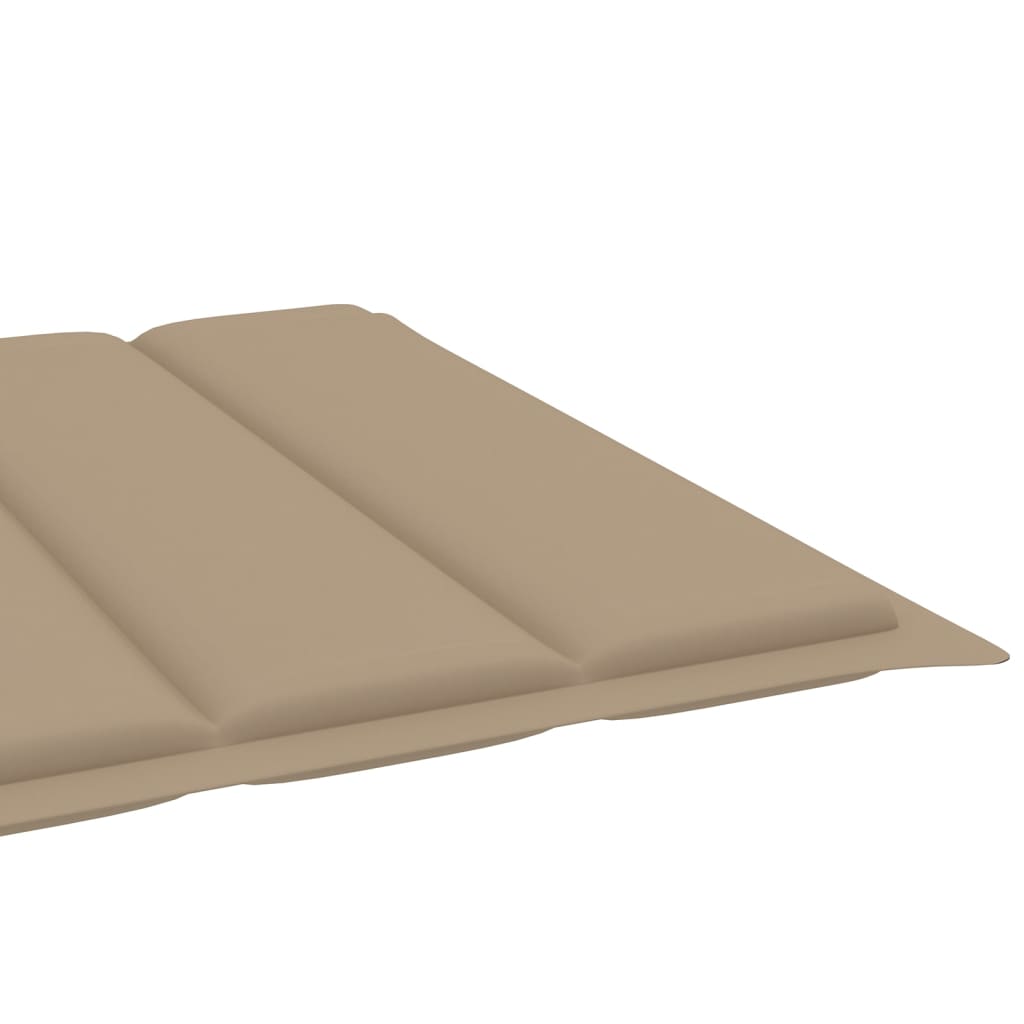 Sonnenliegen-Auflage Beige 200x70x3 cm Oxford-Gewebe