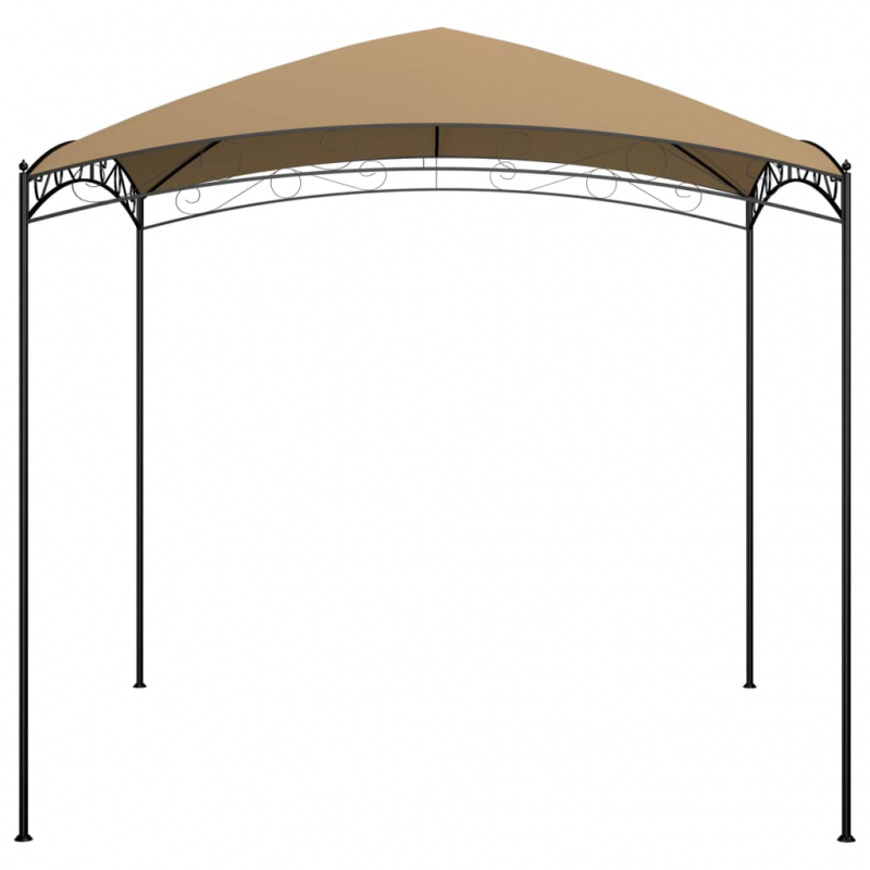 Pavillon 3x3x2,65 m Taupe 180 g/m²