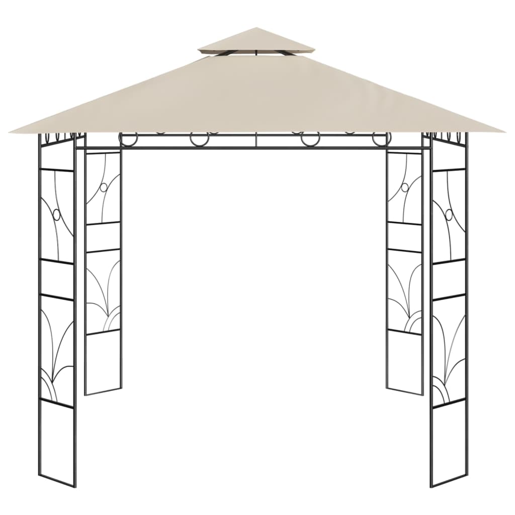 Pavillon 3x3x2,7 m Creme 160 g/m²