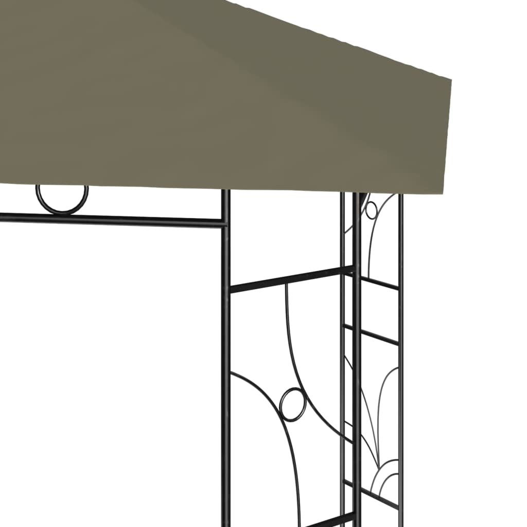 Pavillon 4x3x2,7 m Taupe 160 g/m²