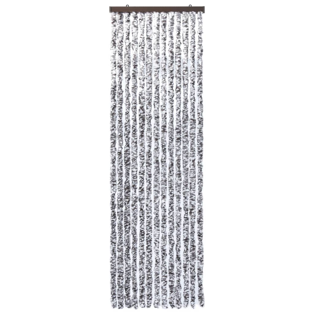 Insektenschutz-Vorhang Braun und Beige 118x220 cm Chenille