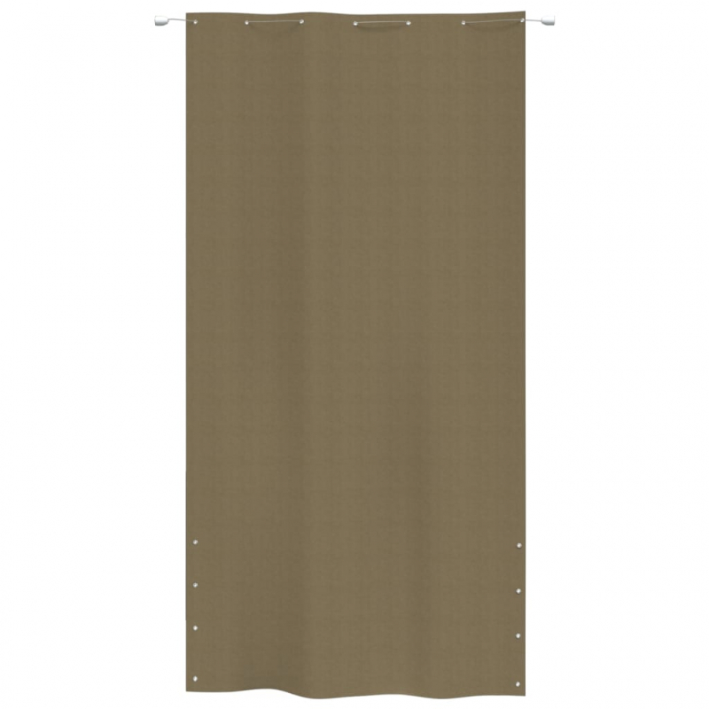 Balkon-Sichtschutz Taupe 140x240 cm Oxford-Gewebe