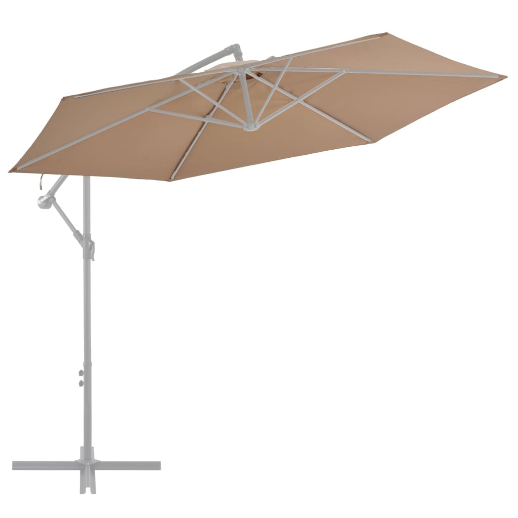 Ersatzbezug für Ampelschirm Taupe 300 cm