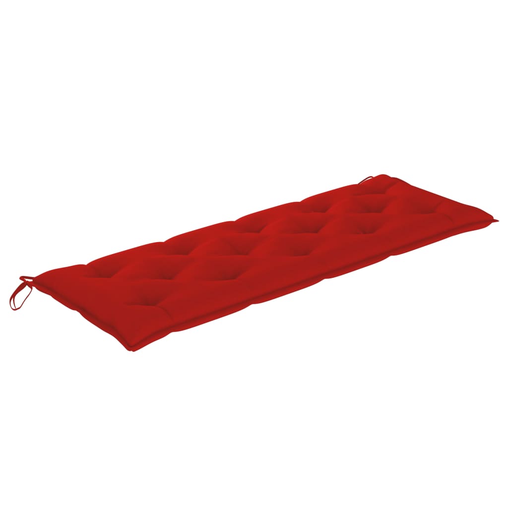 Gartenbank-Auflage Rot 150x50x7 cm Oxford-Gewebe