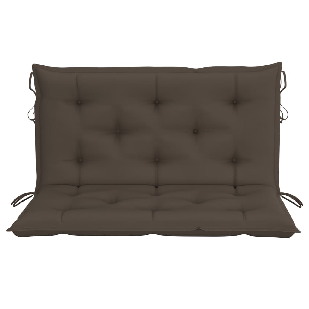 Gartenbank-Auflage Taupe 100x(50+50)x7 cm Oxford-Gewebe
