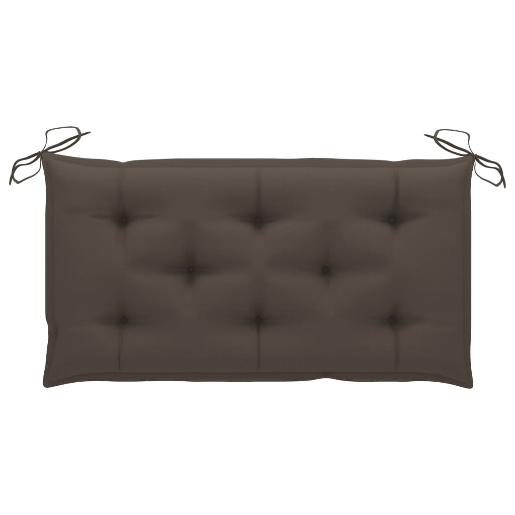 Gartenbank-Auflage Taupe 100x(50+50)x7 cm Oxford-Gewebe