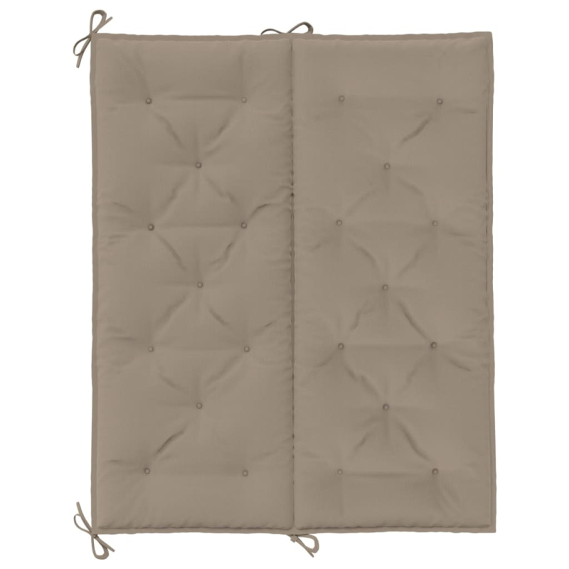 Gartenbank-Auflage Taupe 120x(50+50)x7 cm Oxford-Gewebe