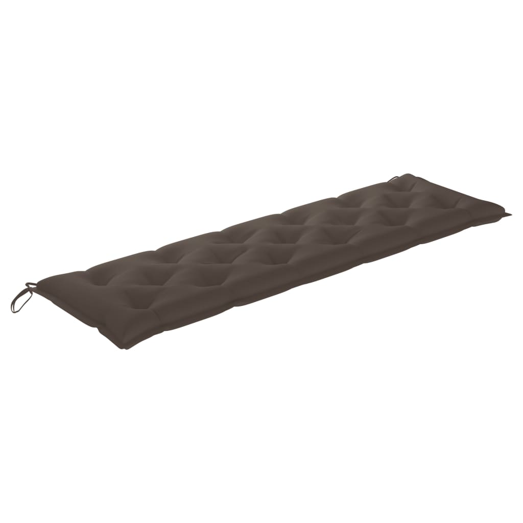 Gartenbank-Auflage Taupe 180x(50+50)x7 cm Oxford-Gewebe
