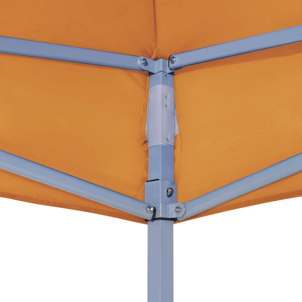 Partyzelt-Dach 3x3 m Orange 270 g/m²