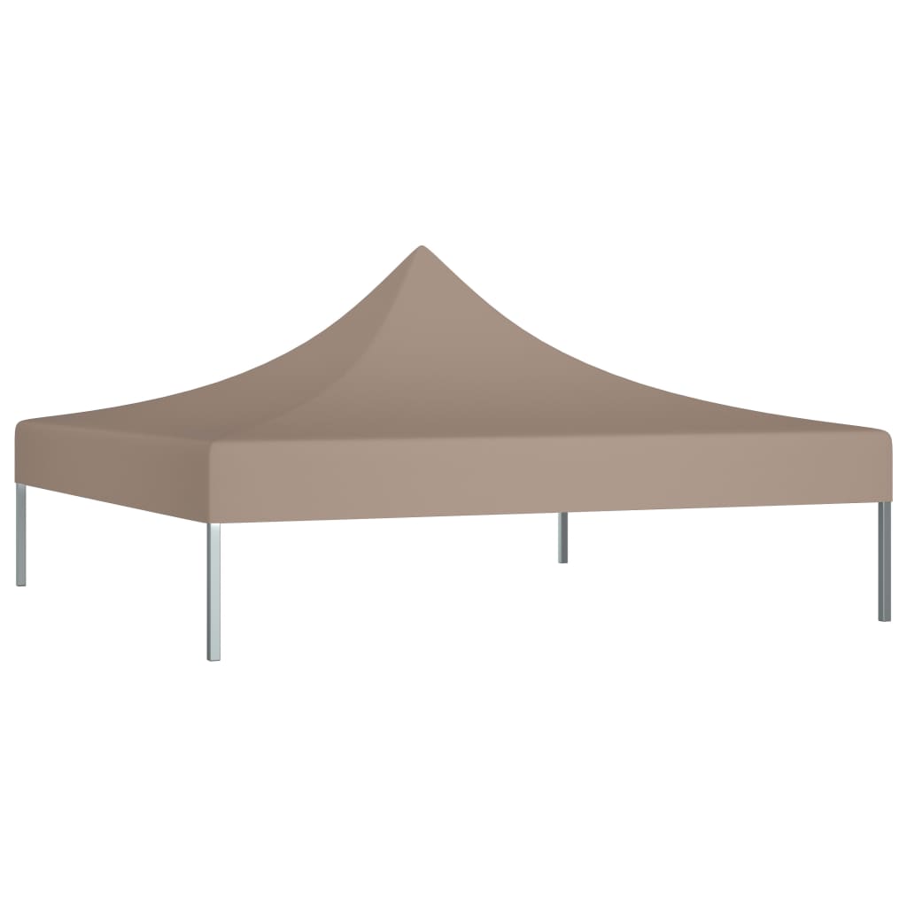 Partyzelt-Dach 3x3 m Taupe 270 g/m²