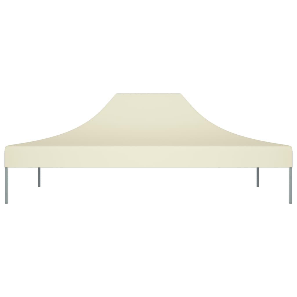 Partyzelt-Dach 4x3 m Creme 270 g/m²