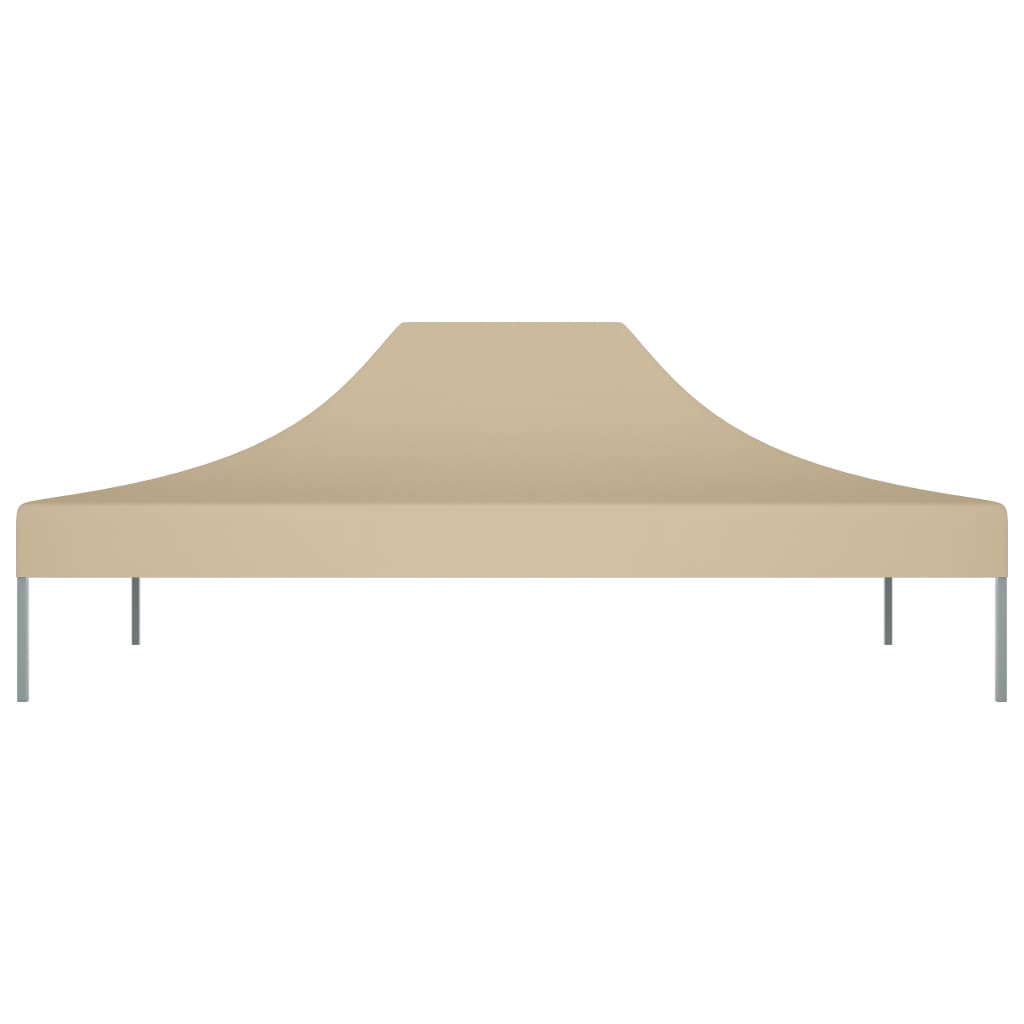 Partyzelt-Dach 4x3 m Beige 270 g/m²