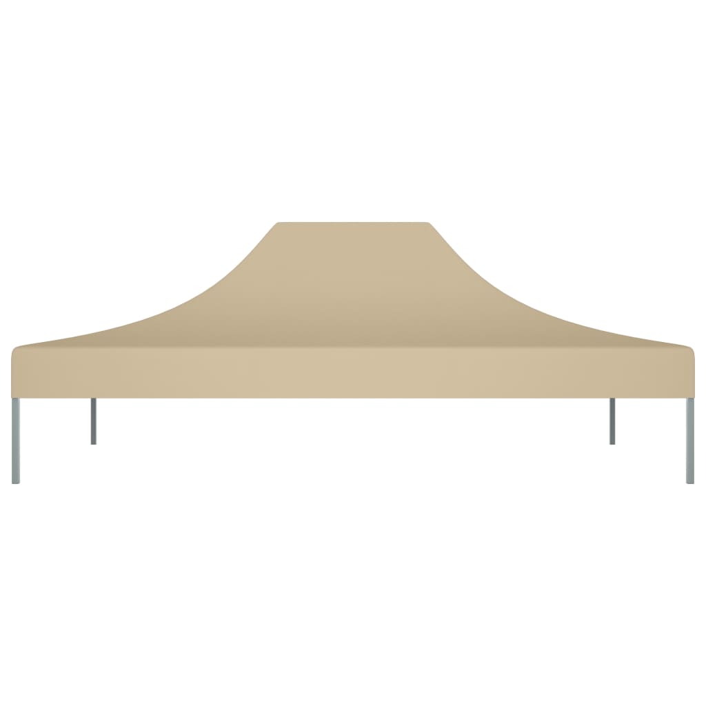 Partyzelt-Dach 4x3 m Beige 270 g/m²