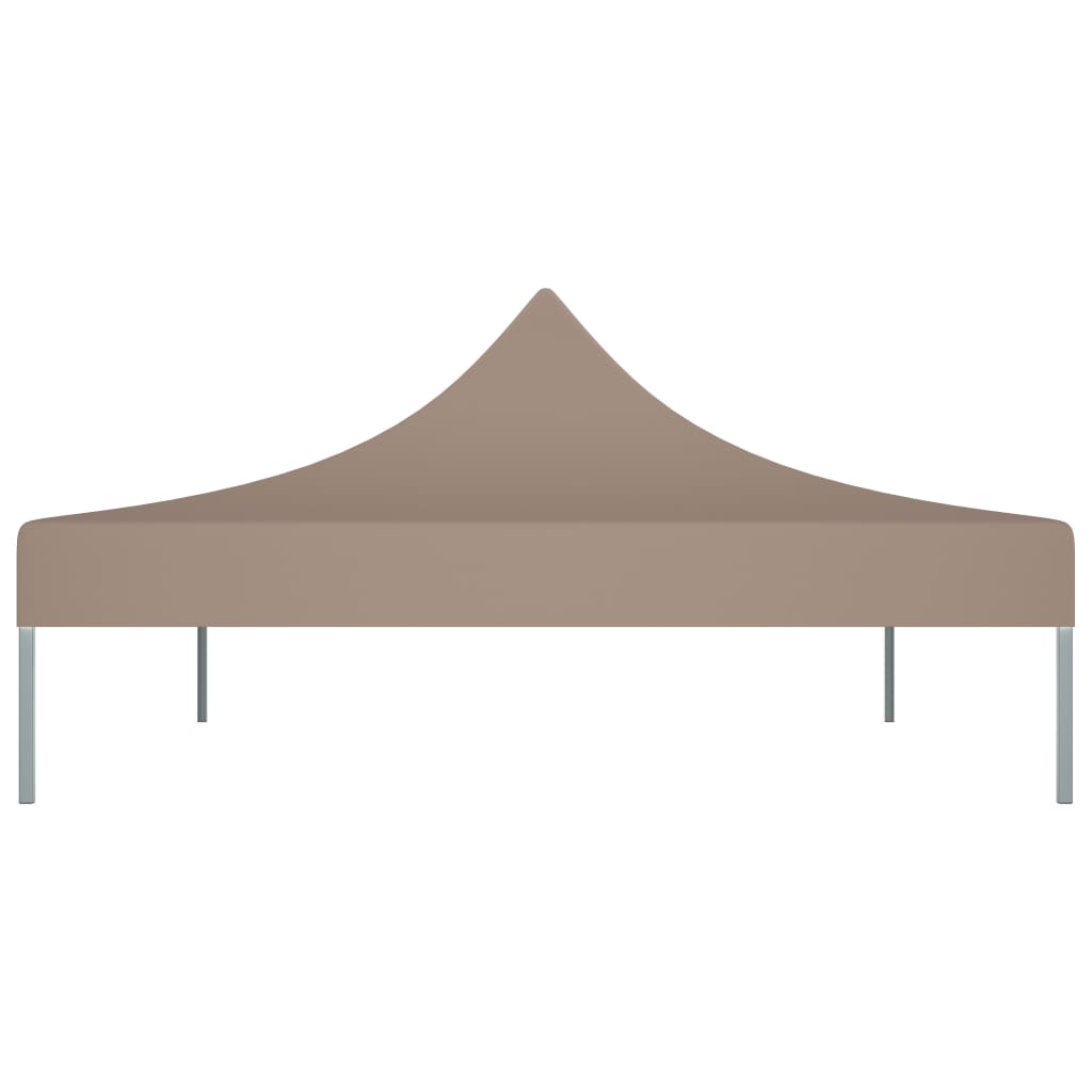 Partyzelt-Dach 4,5x3 m Taupe 270 g/m²