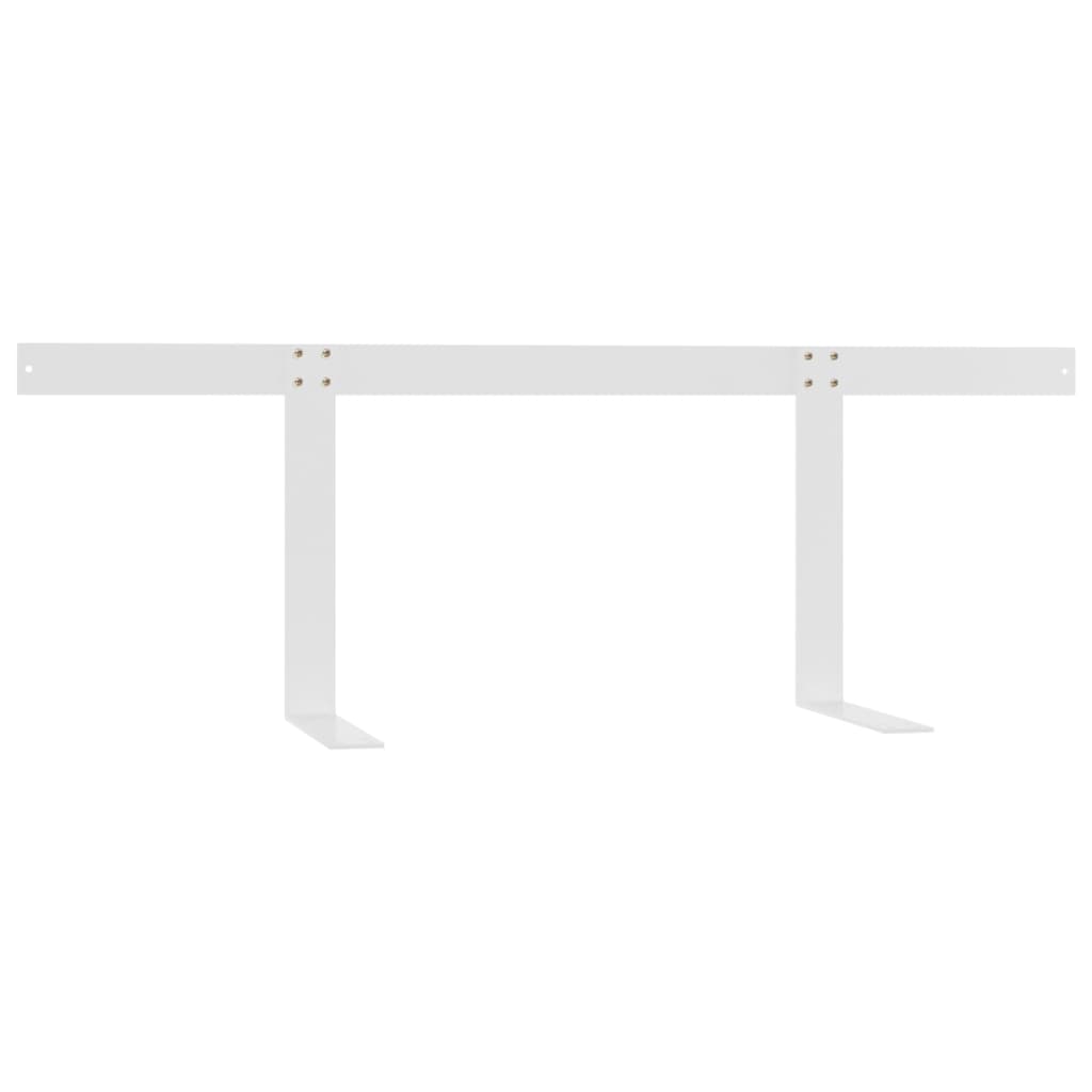 Rückenlehne für Palettensofa Weiß 110 cm Eisen