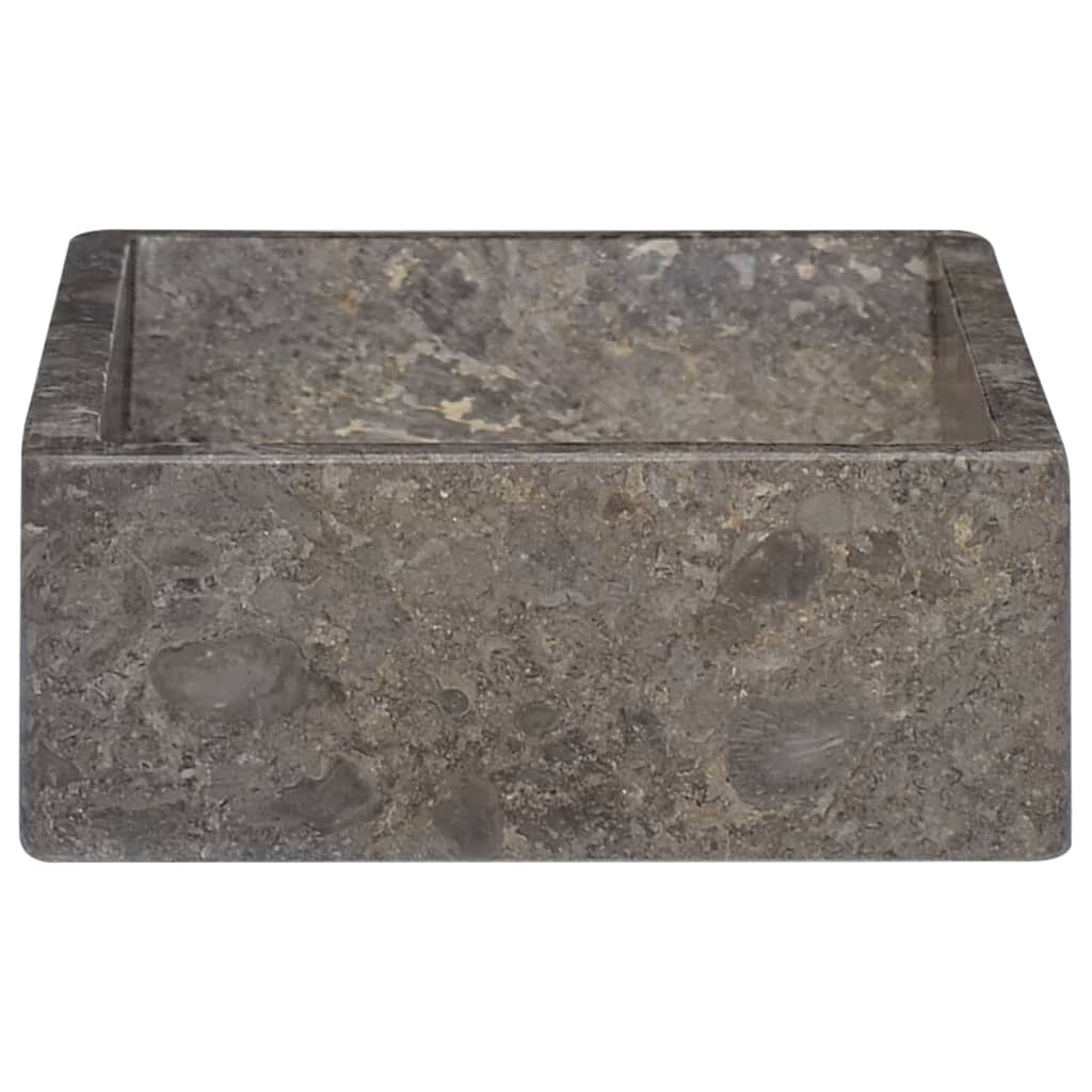 Waschbecken Grau 45x30x12 cm Marmor