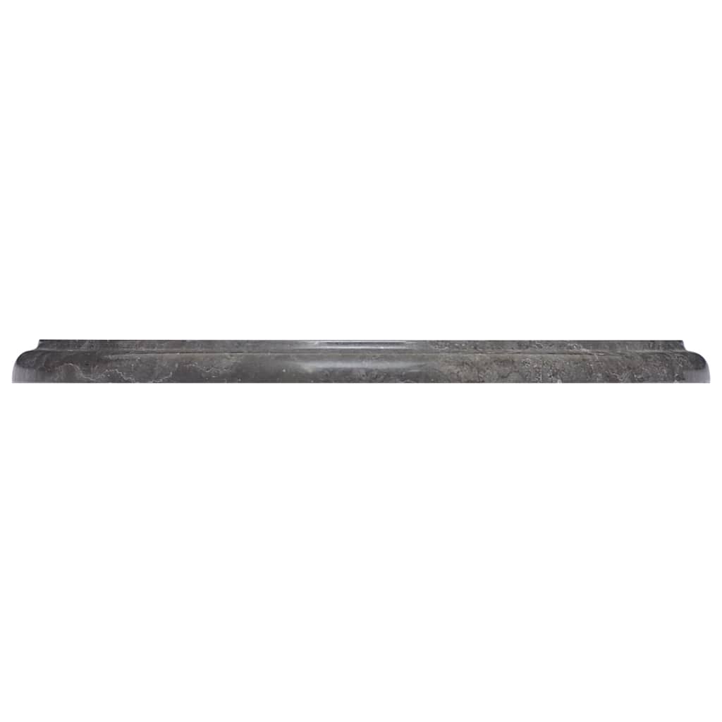 Tischplatte Schwarz Ø40x2,5 cm Marmor